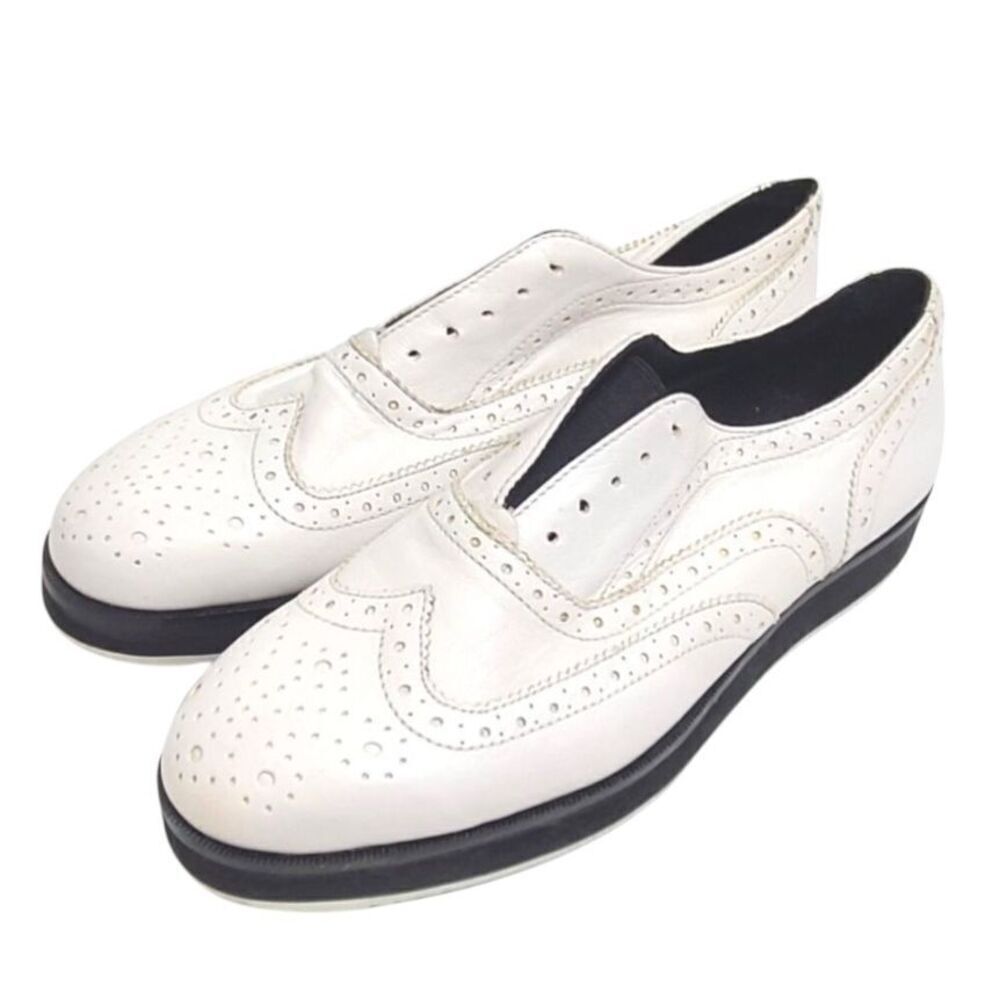 Rag & Bone Meli Brogue White Platform Loafers Women's Shoes Size 8‎ - Picture 2 of 9
